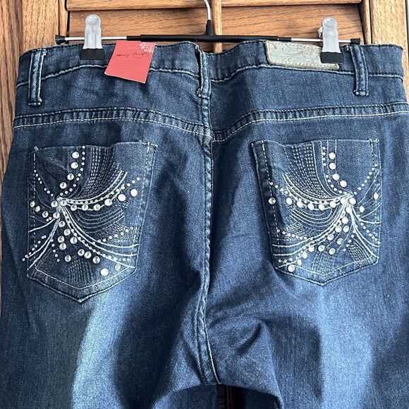 Ms Firefly Boot Cut Embellished Jeans New 12 - Picture 3 of 14